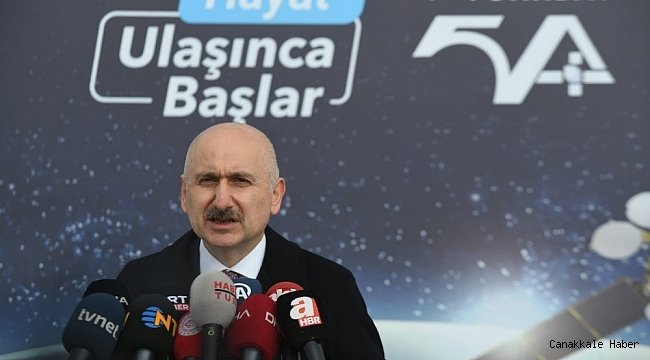 Bakan Karaismailoğlu: "Türksat 5A ve 5B uyduları için yer istasyonları kurulum çalışmalarında son aşamaya geldik"