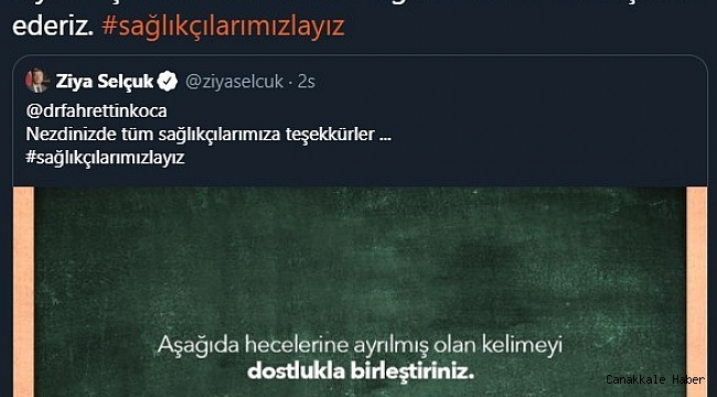 Bakan Koca: &quot;Her bir sağlık personelimiz iyi bir eğitimin eseridir&quot;