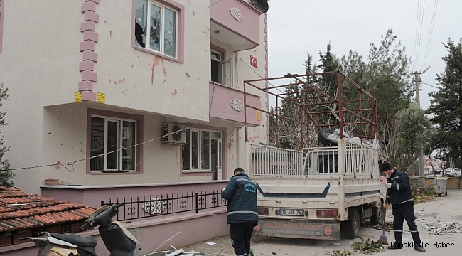 Balıkesir&#039;de doğalgaz patlaması