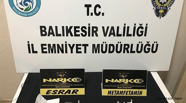Balıkesir'de uyuşturucu operasyonu