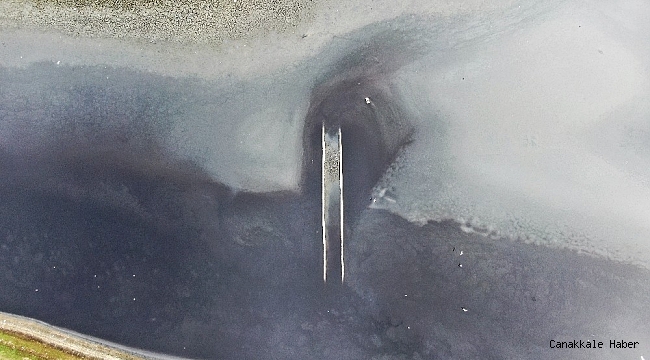 Baraj suları çekildi tarihi köprü ortaya çıktı