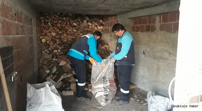 Başiskele&#039;de ihtiyaç sahiplerine yakacak odun yardımı