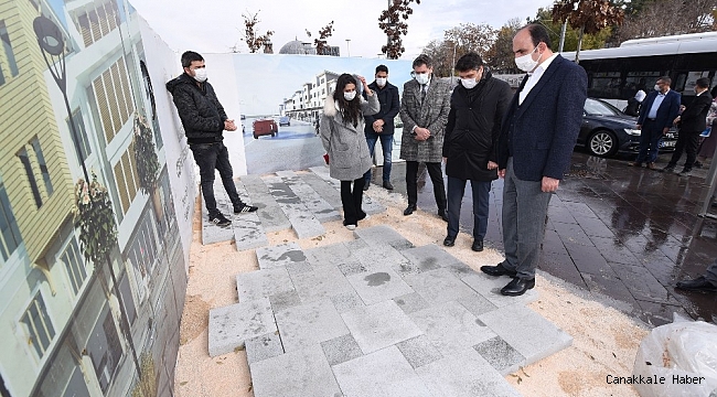 Başkan Altay, Alaaddin cephe düzenleme çalışmalarını inceledi