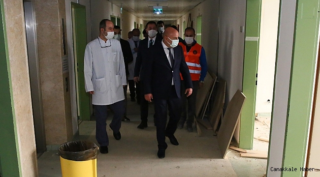 Başkan Altınok Gaziler katındaki çalışmayı denetledi