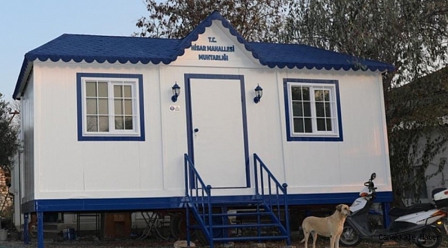 Başkan Atabay, muhtarlık binası sözünü tuttu