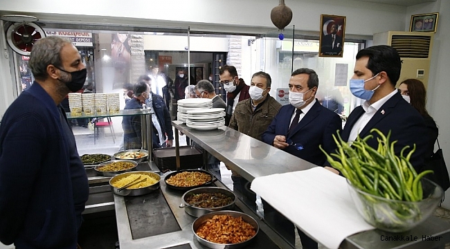 Başkan Batur&#039;dan esnafa &#039;yanınızdayız&#039; mesajı