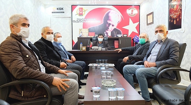 Başkan Binzet AGAD Yönetimiyle bir araya geldi