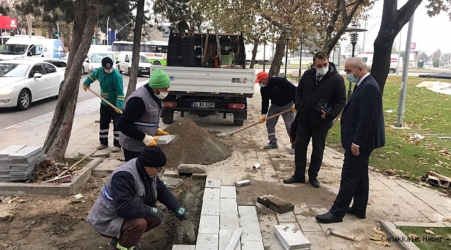 Başkan Büyükgöz sahada denetimlerini aksatmıyor