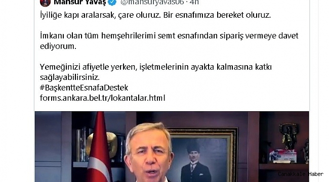 Başkan Çerçioğlu, Ankara Büyükşehir Belediye Başkanı Yavaş&#039;ın çağrısına destek çıktı