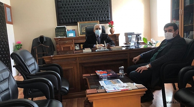 Başkan Çiğdem&#039;den Müftü Gündüz&#039;e ziyaret