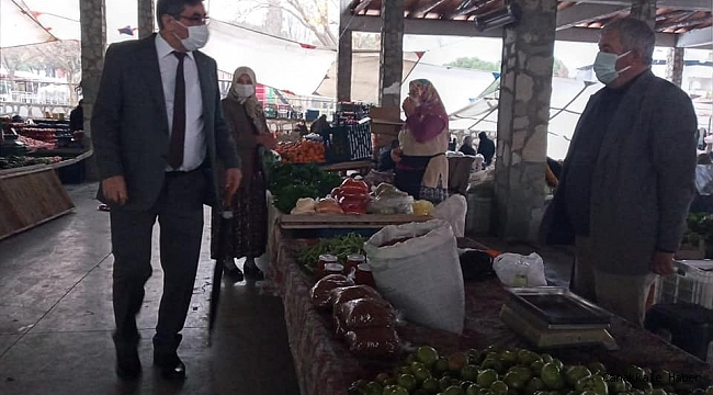 Başkan İnal mesaisine pazar ziyareti ile başladı