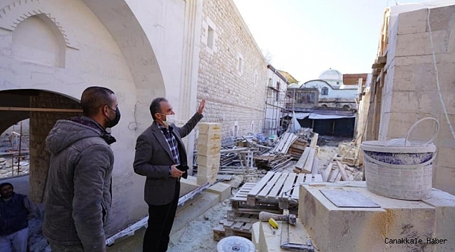 Başkan Kılınç, restorasyon çalışmalarını yerinde inceledi