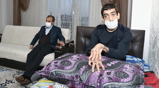 Başkan Kılınç, Sedat&#039;ı evinde ziyaret etti