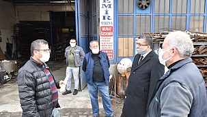 Başkan Öz’den sanayi esnafına maske