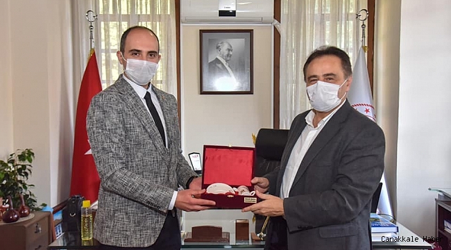 Başkan Şahin&#039;nde kurum müdürlerine hayırlı olsun ziyareti