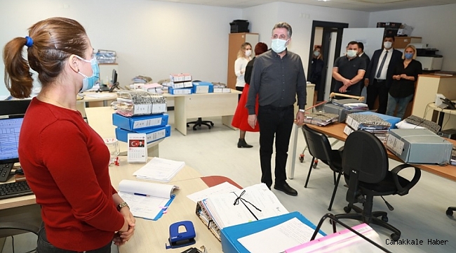 Başkan Sandal, personelin yeni yılını kutladı