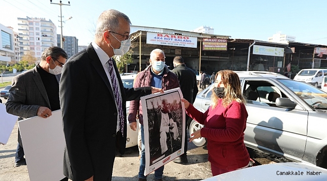 Başkan Tarhan'dan esnafa yeni yıl ziyareti
