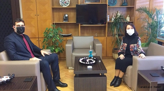 Başkan Tekin&#039;den Karayolları 14. Bölge Müdürü Güzel&#039;e ziyaret