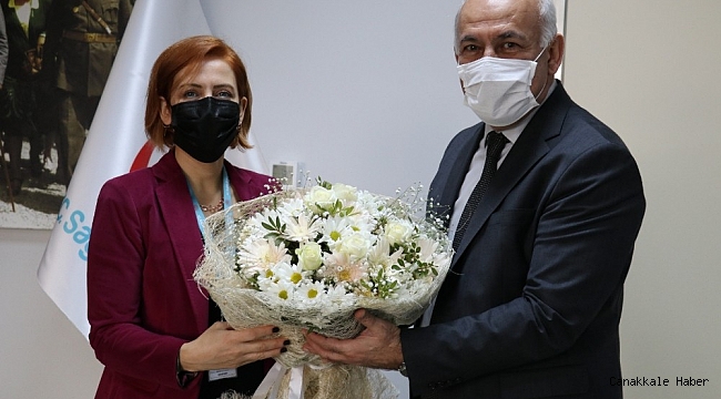 Başkan Tuncel&#039;den sağlık çalışanları adına Başhekim Dinçel&#039;e Teşekkür