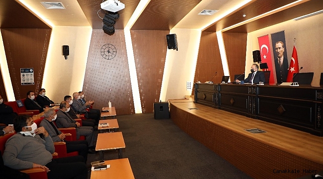 Başkan Yalçın, merkez mahalle muhtarlarıyla buluştu