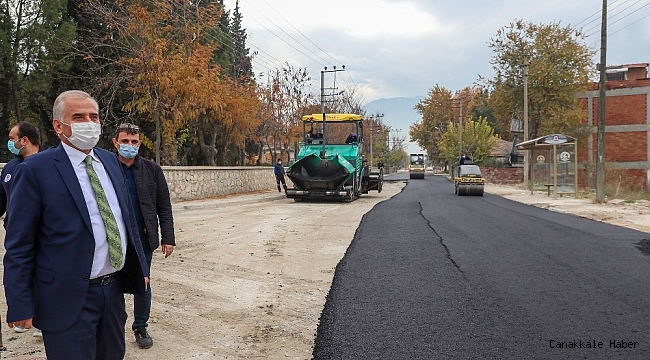 Başkan Zolan geçici asfalt çalışmalarında incelemelerde bulundu