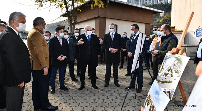 Başkan Zorluoğlu yeni otogar alanında incelemelerde bulundu