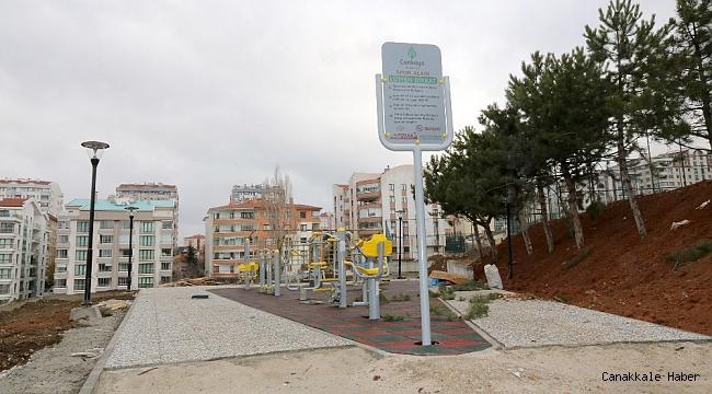 Başkent&#039;e kazandırılan Karapınar Spor Parkı&#039;nda sona doğru