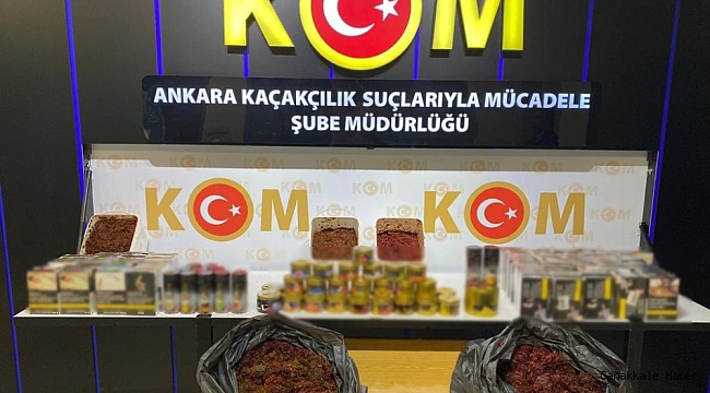 Başkent'te kaçak sigara operasyonu
