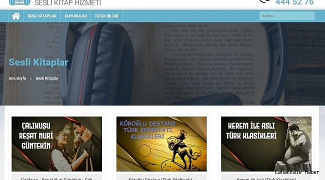 Başkent&#039;te sesli kütüphane hizmete başladı