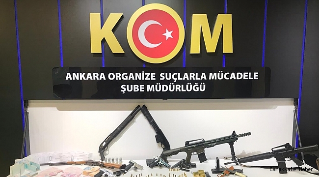 Başkent'te suç örgütüne yönelik operasyonda 24 gözaltı