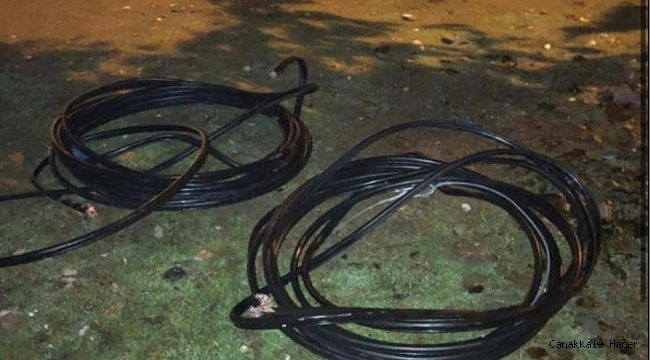 Batman&#039;da internet kablosu çalan şahıslar suçüstü yakalandı
