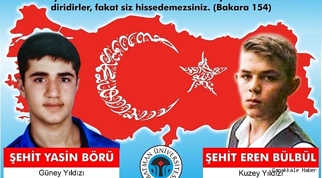 BATÜ Şehitler Tepesine Eren Bülbül Ormanı oluşturuluyor