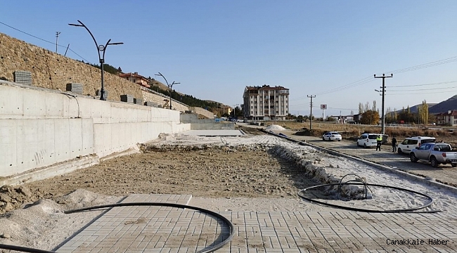 Bayat&#039;a yapımı devam eden millet bahçesi&#039;ne 500 Bin lira ödenek