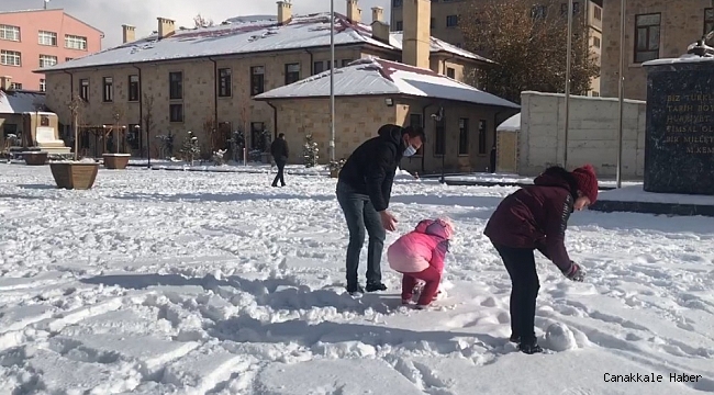 Bayburt beyaza büründü