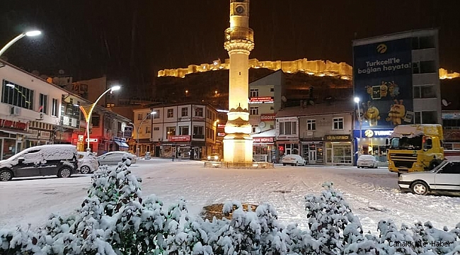 Bayburt&#039;ta kar yağışı etkili oluyor