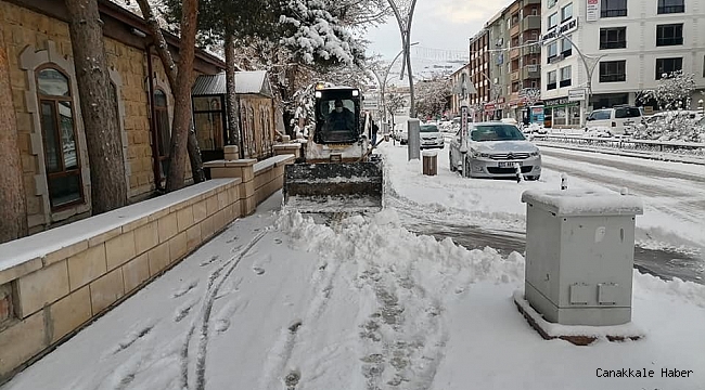 Bayburt&#039;ta kar yağışı
