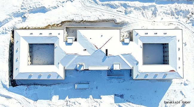 Bayburt'ta yapımı devam eden Göçmen Geri Gönderme Merkezi yüzde 75 seviyeye ulaştı