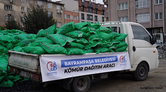 Bayrampaşa Belediyesi&#039;nden 250 ton kömür yardımı