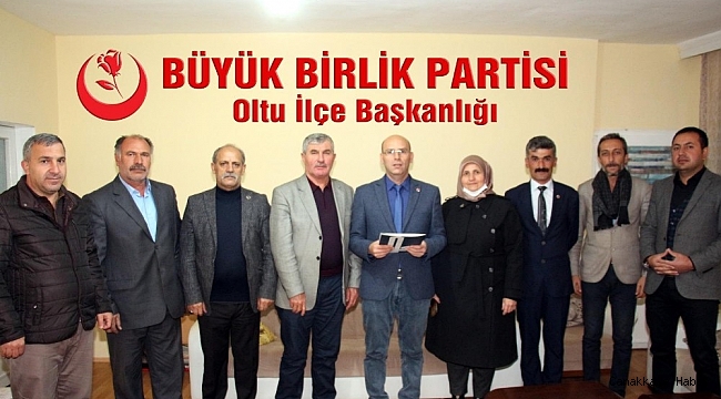 BBP Oltu ilçe teşkilatı istifa etti