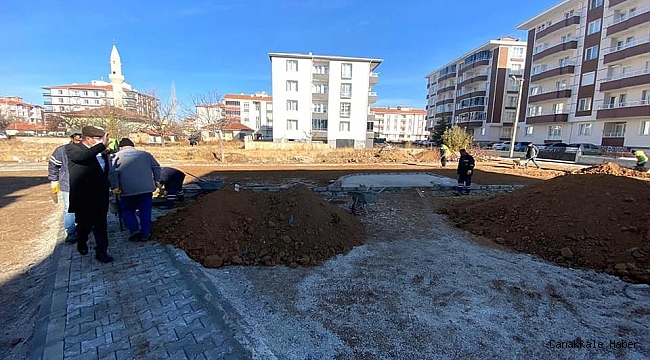 Belediye Başkanı Ekicioğlu, Yenice Mahallesinde çalışmaları yerinde inceledi