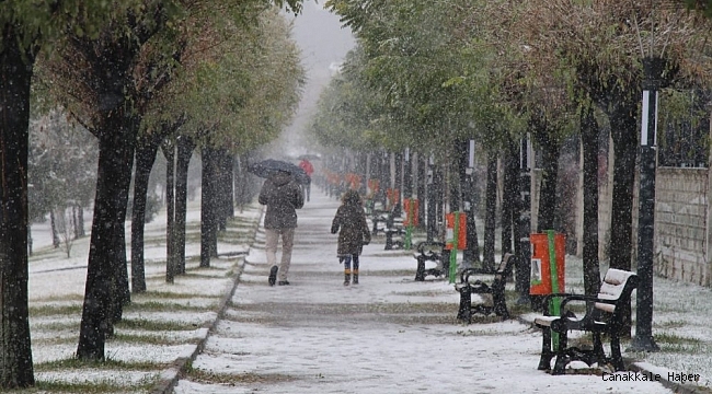 Bingöl&#039;de kar yağışı etkili oldu