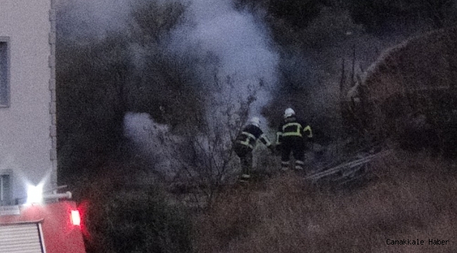 Bir gün önce yakılan fırından çıkan kıvılcımlar yangına neden oldu