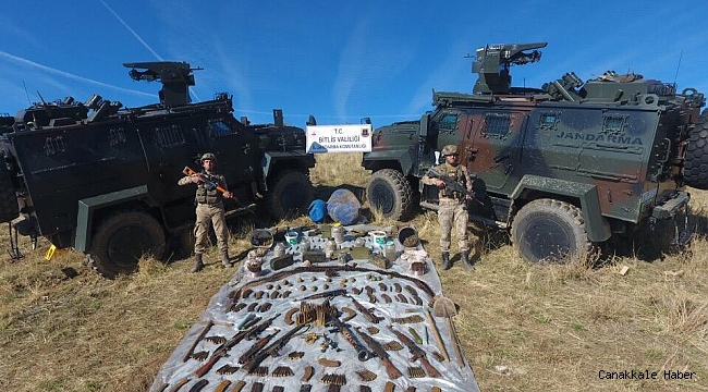Bitlis'te PKK'nın kış üslenmesine büyük darbe