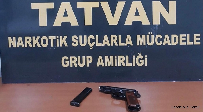 Bitlis&#039;te ruhsatsız tabanca ele geçirildi