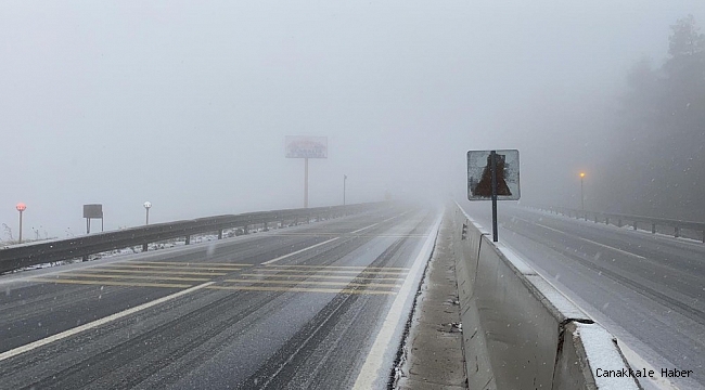 Bolu Dağı&#039;nda yoğun kar yağışı