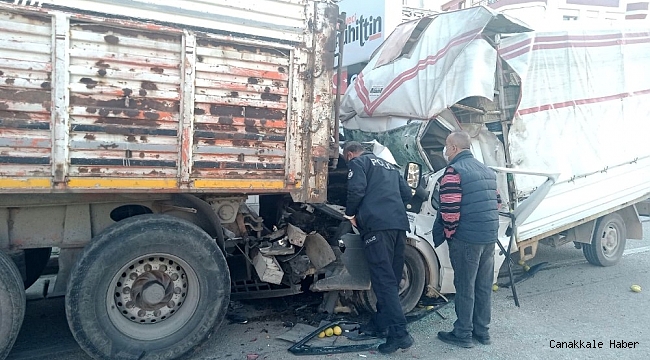 Boş yoldaki kaza görenleri şaşırttı