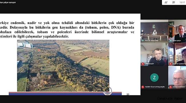 Botanik bahçesi ile kampüste görsel bir şölen oluşacak