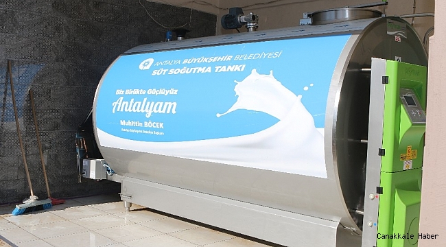 Bozova ve Yeşilyayla&#039;ya süt tankı