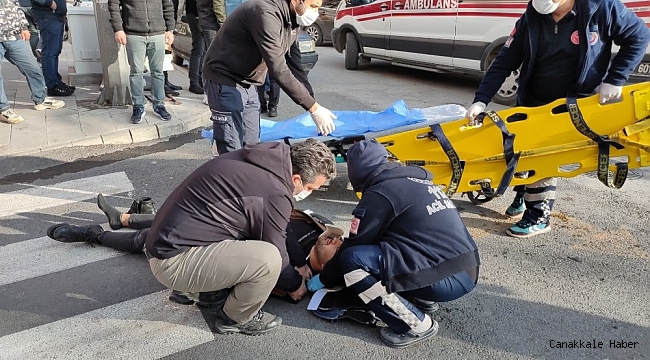 Burdur&#039;da otomobil motosiklete çarptı: 1 yaralı