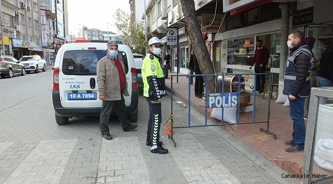 Burhaniye&#039; de polis kurallara uymayanların peşinde